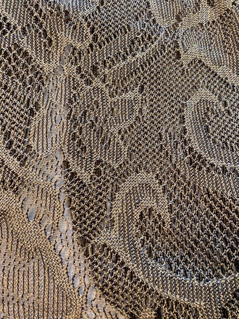 Spencer Alexis Women’s M Vintage Brown Floral Sheer Lace Cardigan Whimsigoth - Picture 10 of 16